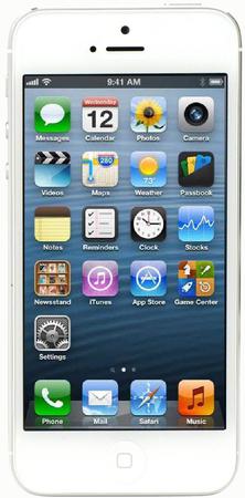 Смартфон Apple iPhone 5 32Gb White & Silver - Брянск